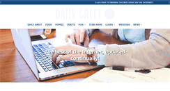 Desktop Screenshot of dailygreet.com